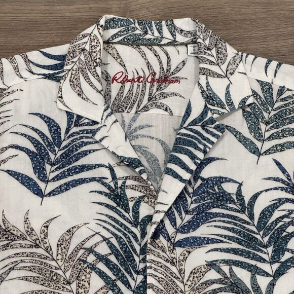 Robert Graham Short Sleeve Button Shirt Size Small Floral Casual Dress Hawaiian - Picture 2 of 9